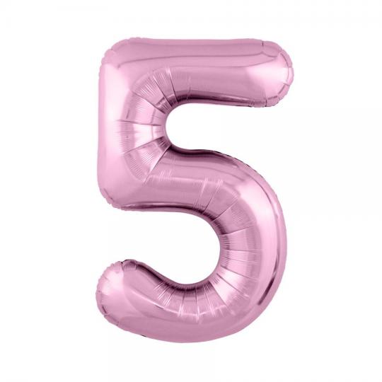 Цифра 5 фламинго