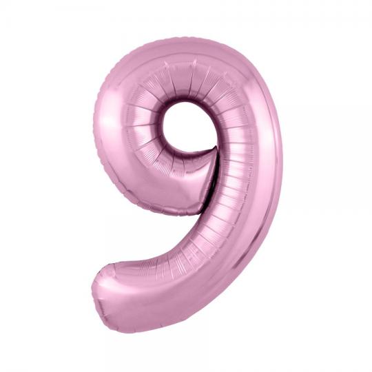 Цифра 9 фламинго